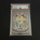 Meowth Sparkle 2000 Topps Chrome PSA 9 Mint Pokemon