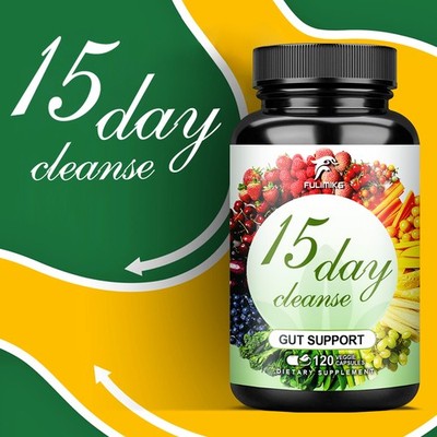 Cleanse Gut Support Capsules, with Probiotics Digestive Health & Bloating Relief