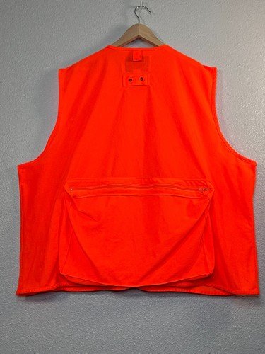 Vintage Gamehide Sneaker Big Game Blaze Orange Hunting Vest - Men's 3XL - Picture 2 of 12
