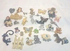 Vtg Rhinestone Brooch Pin Costume Jewelry Lot Of 30 Some Signed Animals Pets