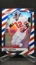 JAMAL ANDERSON 2024 PRIZM RED WHITE & BLUE PARALLEL REFRACTOR FALCONS