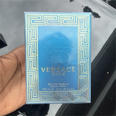 Versace Eros Eau de Parfum Spray for Men, Regular Size 3.4 fl oz