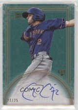 2017 Topps Definitive Collection Rookie Green 21/25 Gavin Cecchini Auto 0eo6