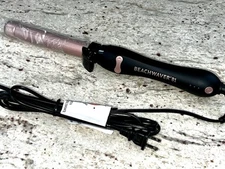 New BEACHWAVER B1 Midnight Rose Curling Iron 1” Barrel Black Pink Ceramic 