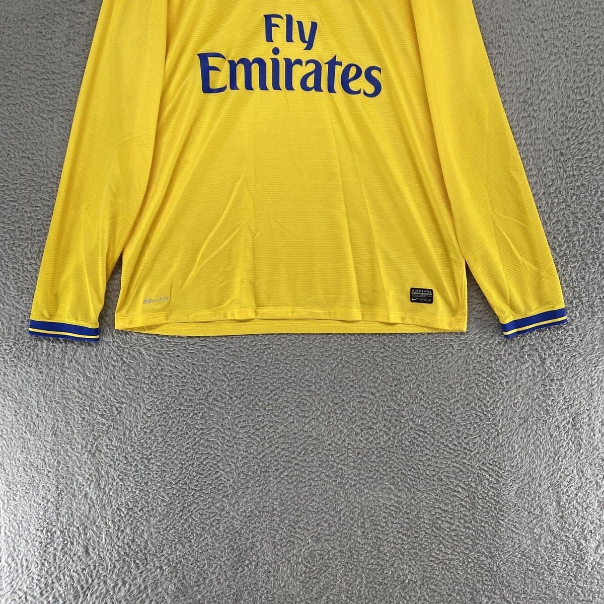 アーセナル Nike XL ストライプシャツ Arsenal Jersey Mens XL Long Sleeve Nike Football 2013-2014 Away