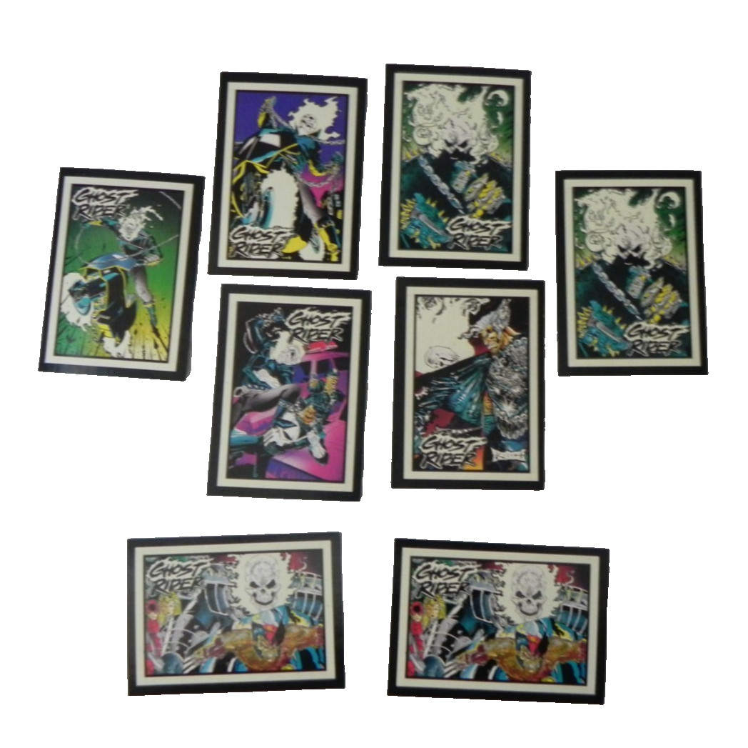 GHOST RIDER TRADING CARD GLOW IN THE DARK  MARVEL 1992 g3, g4, g5, g6, g7 ,g9