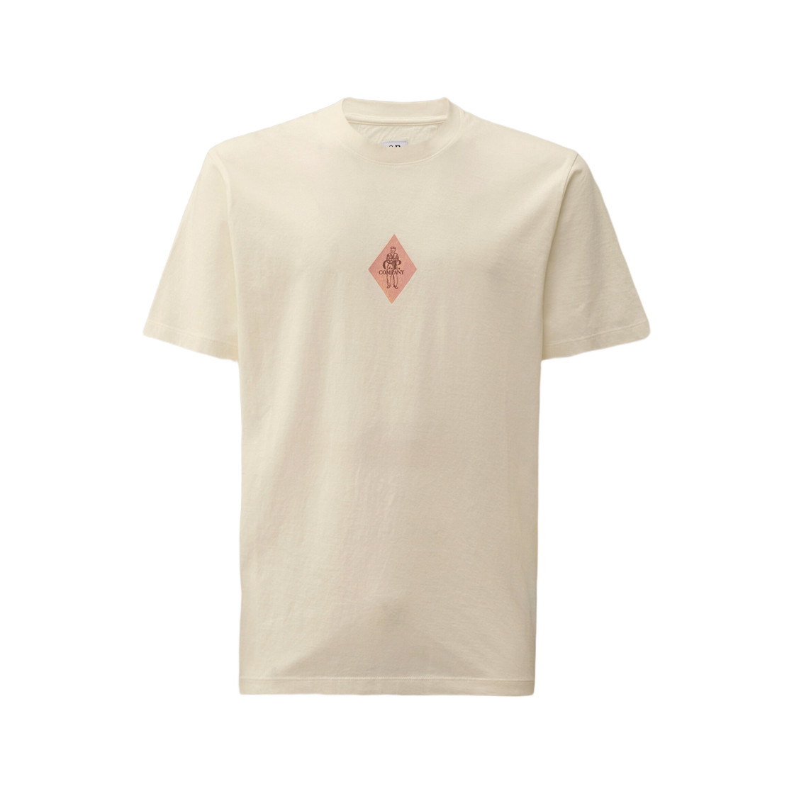 C.P. Company Ivory Short Sleeve T-Shirt 25SS