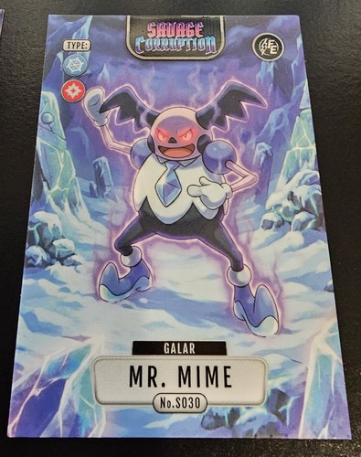 GALAR MR. MIME - POKEMON SAVAGE CORRUPTION FLASH EDITION 2026 CCG