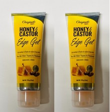 Africa's Best Honey & Castor Edge Gel Sulfate Free 4oz ( Pack of 2 ).