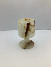 Vintage Onyx Goblet (12cm Tall)