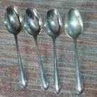 4 Vintage TOWLE Sterling Silver LADY DIANA Serving Spoons 249 GRAMS Lot AH