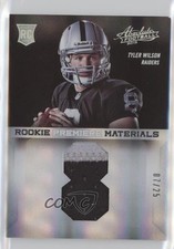 2013 Panini Absolute Jumbo Jersey Number Prime 7/25 Tyler Wilson #238 0f8