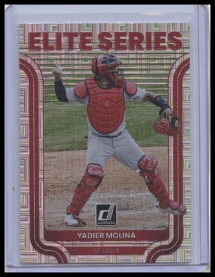 2022 Donruss #ES-4 Yadier Molina Elite Series Vector