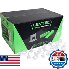 Rtc Products Levtec 1/16 Inch Bathroom/Kitchen Plastic Leveling Gapping Clips