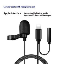 Lavalier Microphone For Mobile Phones Live Video SLR Cameras, Karaoke Recording