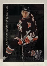 1999-00 ITG Be A Player Millennium #33 Miroslav Satan AUTO Buffalo Sabres