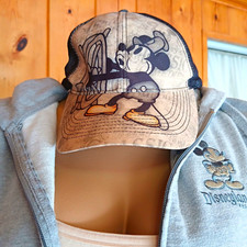 Disney Mickey Mouse Steamboat Willie Baseball Cap