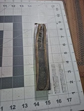 Vintage Colonial Letter Press Print Block Kitchen Maid Knife AS IS 