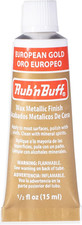 Amaco Rub 'N Buff Wax Metallic Finish, European Gold, 0.5-Fluid Ounce