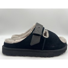 UGG Greenport Strap Slide Black 1167611 Women's Size 10 New