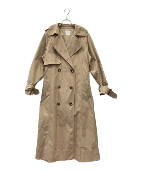 Ameri                    back pleated trench coat… - image 1