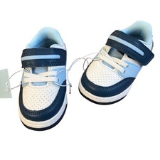 Cat Jack Toddler Hudson Sneakers Blue White Hook and Loop Size 6 NEW