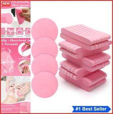 120 Pack Compressed Facial Sponges Pink Cleansing Makeup Remover Exfoliating