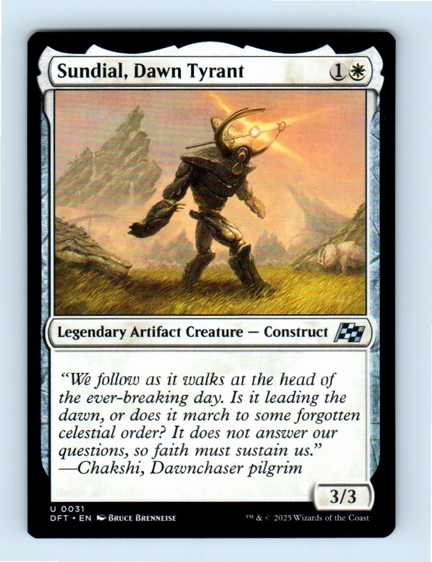 #31 2025 Aetherdrift ^ Sundial, Dawn Tyrant Uncommon | eBay