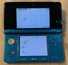 Nintendo 3DS Handheld System - Light Blue Charger, Stylus 32GB/SD Card