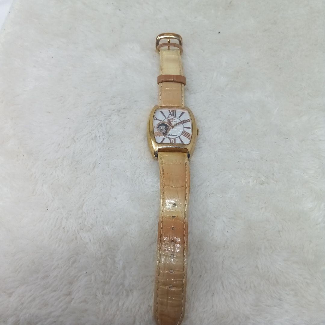 ORIENT Automatic Watch Open Heart Design Gold Cas… - image 4