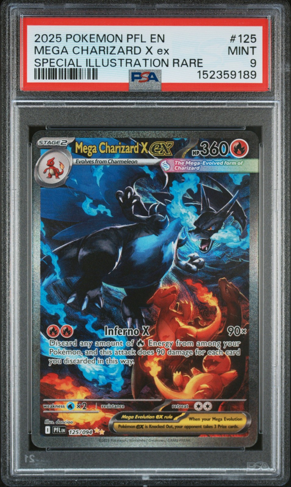 Mega Charizard X ex #125