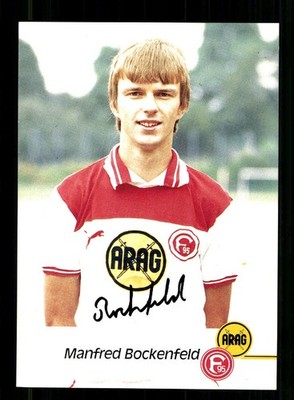Manfred Bockenfeld Autogrammkarte Fortuna Düsseldorf 1983-84 Original Signiert