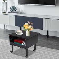 Lift-Top Coffee Table with Hidden Compartment Storage Shelf for Living Room