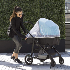 2PCS Baby Stroller Mosquito Net,Durable Mesh Protection,Black White  Univers...