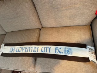 Vintage Coventry City Football Scarf