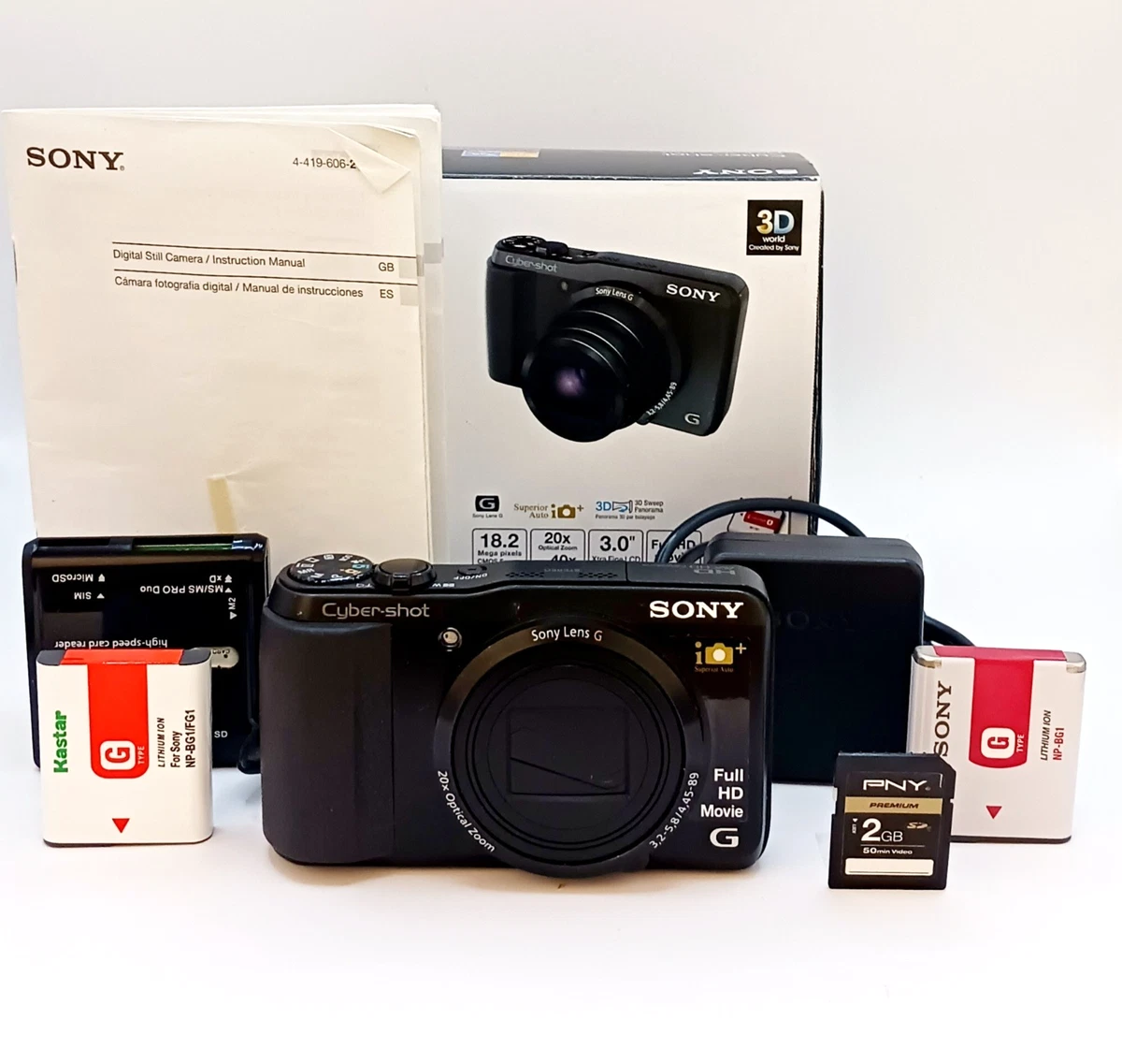 Sony Cyber-shot DSC-HX20V Digital Cameras with Built - in Speaker