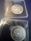 Silver Round - Non-Branded Lot of 2 Total Silver 1/2 Ounce