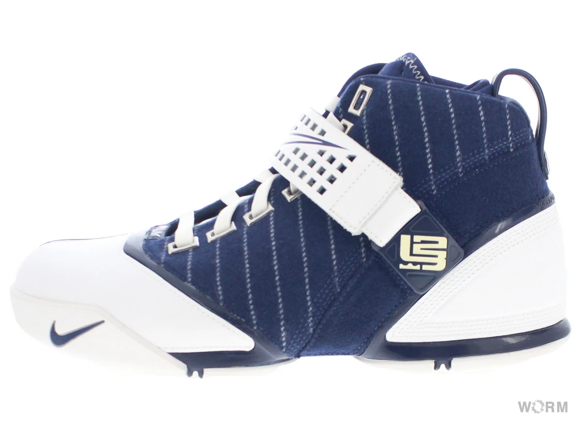 Nike Zoom LeBron 5 White Midnight Navy | eBay