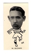  Scottish Footballers Soccer Cigarette Card 1938 #08 Buchan Celtic