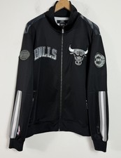 Pro Standard Jacket Men's Size XL Chicago Bulls Black Gray Team Track Jacket