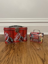 Coca-Cola 6-Pack Shaped Tin Lunch Box and Mini Lunch Box Set