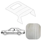 Headliner Perforated Cream Compatible with Mercedes W201 190 Series 1982–1993