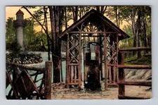 Detroit MI-Michigan, Old Oaken Bucklet & Rustic Well, Vintage c1911 Postcard