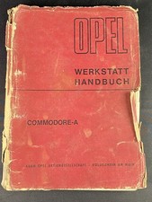 Workshop Manual Opel Commodore A GS Sedan Coupe Repair Vintage Car