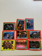 Teenage Mutant Ninja Turtles 11 lot 9 EA cards including 1 sticker