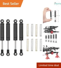 4pcs RC Shock Absorbers Aluminum 80mm Damping Parts for 1/10 RC Crawler