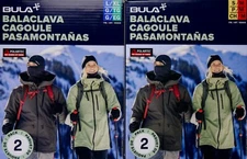 BULA Covertible Balaclava Ski Mask Winter Face Cover, Black, 2 Pack