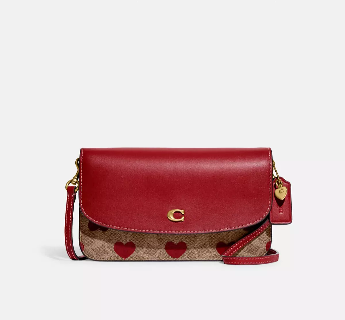 Coach Heart Messenger Crossbody