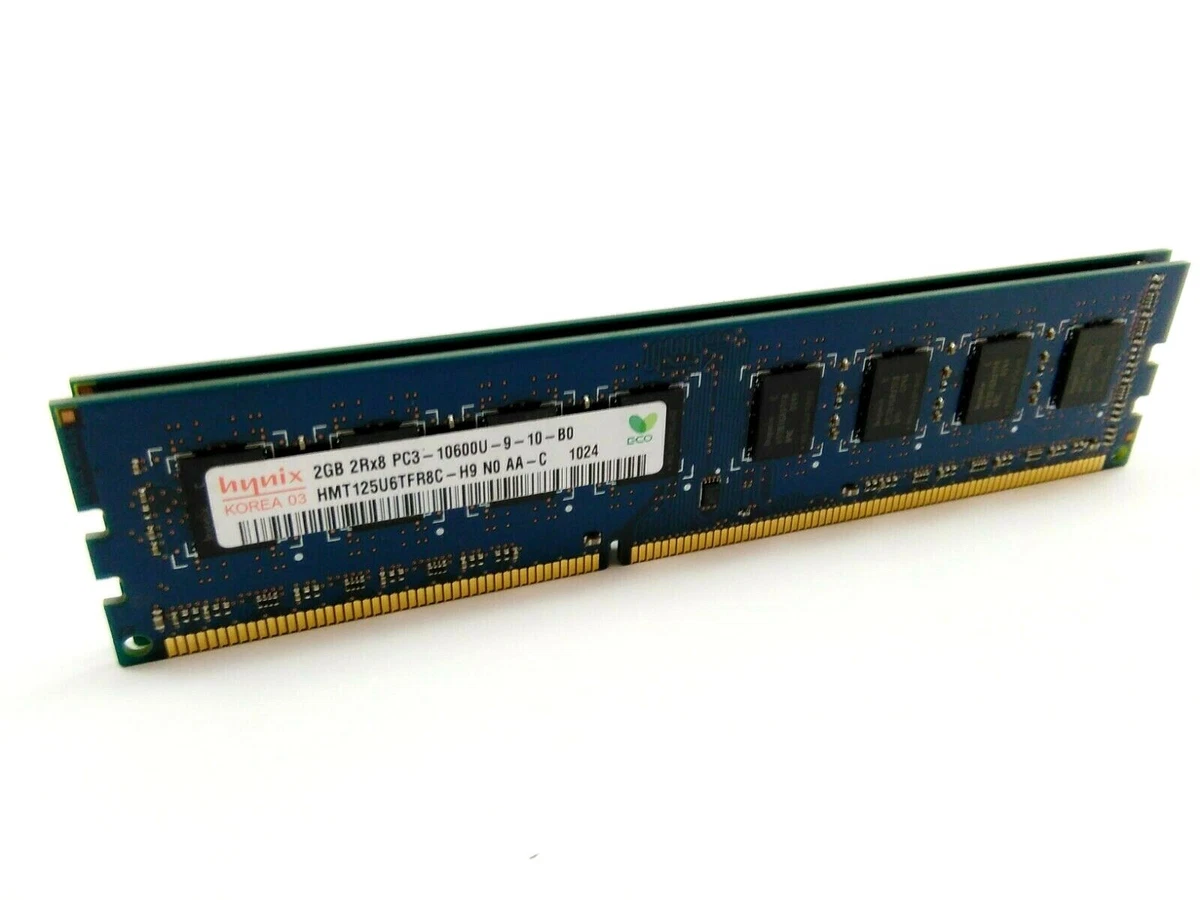 Hynix HMT125U6TFR8C H9 N0 AA C 4GB 2x2GB PC3 10600 DDR3 1333 Desktop RAM