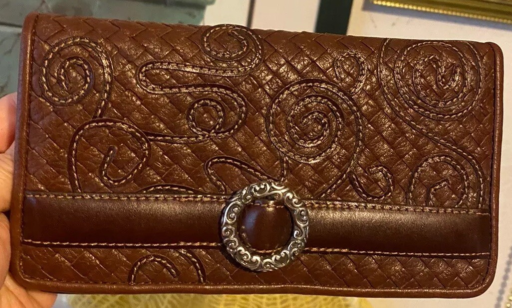 PONY BRIGHTON HARVEST MOON Full Moon Celestial Purse portafoglio organizer vintage RARO!